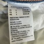 American Eagle  Vintage Distressed Ripped Hem High Rise Mom Jeans Boho Western 4 Photo 4