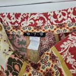 American Vintage Vintage 579 90s White Pink Green Paisley Patchwork A Line Mini Skirt 12 Photo 5