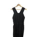 Everlane Women’s The Fatigue Apron Cotton/Linen Jumpsuit in Black Size 2 Photo 6