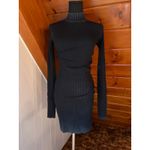 Cotton Citizen NWT Ibiza Turtleneck Mini Dress in Vintage Black sz XS Photo 2
