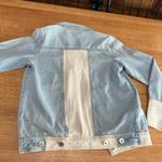 POL  EUC Light Two Tone Blue and Cream Denim Jacket Sz S 19” p2p Photo 1