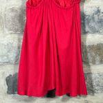 LuLus Red Embroidered V Photo 6