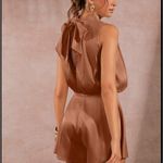SheIn satin romper Photo 3
