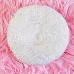 Elegant White Beaded Clutch Photo 0