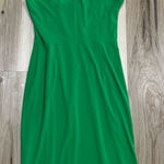 David Meister  Green Cross Front Green Dress Women’s 2 Photo 0