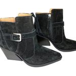 Antonio Melani Peatrie Black Suede Booties, Size 6.5 Photo 0