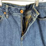 Lands' End 100% Cotton Medium Wash High Rise Straight Jean Size 10 Blue Photo 2