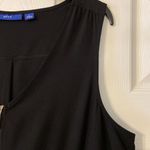 Apt. 9  Jumpsuit size L beautiful kind of silky feelings color black inseam is 26” Photo 3