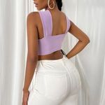 SheIn  Lavender Cross-Front Tank Top NWT Photo 2