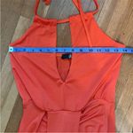 Missguided halterneck ruched front maxi dress tangerine orange NWT size 2 Photo 8