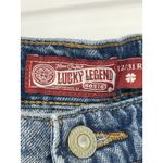 Lucky Legend Boy Midrise Relaxed Straight Jeans Size 12/31R Bin9 Blue Photo 1