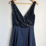 NEW Dresses Sachin & Babi Midnight Bella Sequin Formal Gown Photo 5