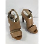 MICHAEL Michael Kors Carla Platform Sandal in Taupe Size 9 Brown Photo 1