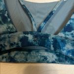 Athleta NWT  Exhale Printed Bra A-C Size Medium Photo 6