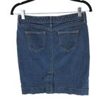 Banana Republic  Womens Denim Pencil Skirt Stretch Pockets 0P Photo 1