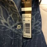 Max jeans  Chambray Cold‎ Shoulder Top | Small Photo 3