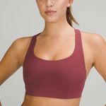 Lululemon  Wunder Train Bra *Medium Support, C/D Cup Smoky Red Photo 0