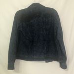 Vintage Keren Heart Vintage Snake Print & Lace Jean Jacket Womens S Blue Y2K Photo 9