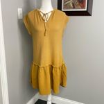 Anthropologie Saturday Sunday Golden Gauze Boho Dress - Size XS Cotton Boho Cool Photo 0