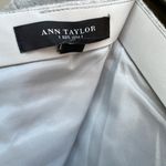 Ann Taylor  100% Fine Italian Wool Gray Flannel Skirt Photo 5