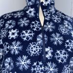 Lands' End  Snowflake Fleece L Photo 1