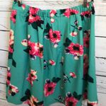 NWT‎ Yellowberry retro turquoise floral skirt Pink Size XL Photo 3