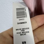 Aritzia Sunday Best Shimmer Satin Camisole Tank Size M Mauve Pink Smocked NWT Photo 9