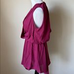 Krisa  Magenta Halter Mini Dress NWT Photo 3