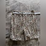 American Eagle  Cheetah Print Soft Biker Shorts Women’s Sz M EUC Photo 4
