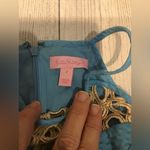Lilly Pulitzer  larina sea spray blue shift dress size 4 Photo 5