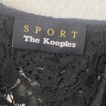 The Kooples Sport Flower Relief Lace Cami Y2K Cropped Tank Floral Detail Photo 3
