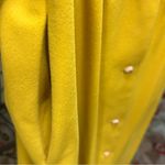70s Lounge Craft Original Golden Yellow Satin Bow Rhinestone Button House Coat Size undefined Photo 3