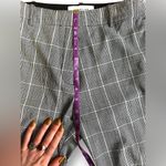 Derek Lam  10 Crosby Plaid Trouser Pants Crop Ankle Two Tone Button Hem Sz 8 Photo 9
