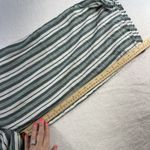 American Eagle XS Pants Wide Leg Crop High Waisted Striped Culotte Resort Beachy Photo 13