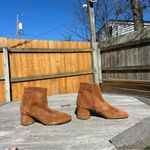 Mansur‎ Gavriel Soft Suede Brown Ankle Boots Booties Shoes 38 8 US Photo 11