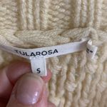 Tularosa Cream Shaggy Sleeveless Sweater Vest Duster Size S Photo 1