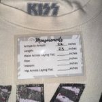 KISS Band Graphic Sweatshirt Large Cream Crew Neck Long Sleeve Women's Top Photo 4