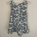 Anthropologie Akemi + Kin  Women's White Gray Floral Peplum Tank Top Size XS Photo 1