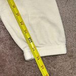 Aviator Nation  Cream Glitter Heart Sweatpants Vintage White Photo 7