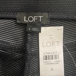 Loft NWT--BLACK LEGGINGS-SIZE SMALL Gorgeous black leggings, has stretch, wide elastic waistband, brand new, size small Measurements: Waist: side to side 15-17 inches Rise: 9 inches Inseam: 28 inches Photo 5