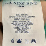 Lands' End Lands’ End Women’s Mint Green Swim Skirt 26W Plus Beach Pool Cruise Curvy Photo 2