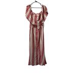 Elan Womens Cotton Peasant Long Tiered Maxi Dress Size 2X Cottagecore Festival Photo 1
