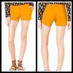 Michael Kors  Shorts Mustard Yellow Gold Photo 1