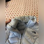 The North Face Light Blue 550 Down Insulated Puffer Jacket Size Medium Photo 2