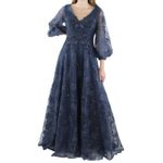 Mac Duggal  20283 Embellished Plunging Neck Gown, Size 4, New with Tag $798 Photo 2