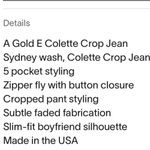 AGOLDE Colette Crop Skinny in Sydney Wash Photo 3