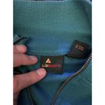 Liz Sport Vintage Sweatshirt Womens Small Blue Quarter Zip Mock Neck Nautical 90s Photo 5