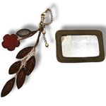 Liz Claiborne Purse Charm And Wallet Insert Card Holder - Never Used Photo 2