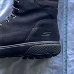 Skechers  Black Suede Easy Going Ankle Boots w/ Faux Fur Women’s Size 8 - 15567 Photo 15