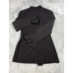 Crisca Blazer Womens 36‎ Black Double Breasted Ruffle Cuff Lined Made Germany Photo 9